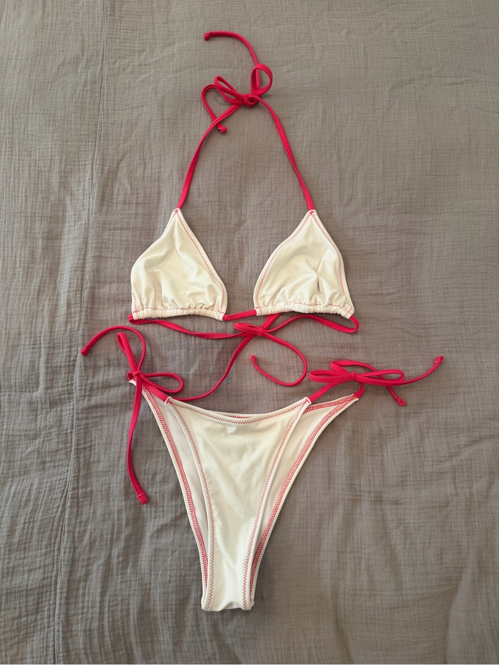 aerie Bikini with Pink Trim (M/S)